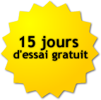 15 jours d'essai gratuit