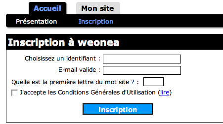 inscription