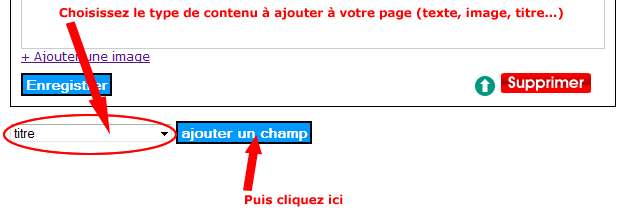 remplir une page