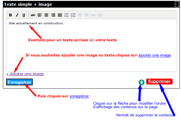 remplir une page